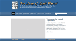 Desktop Screenshot of ourladyoflightparish.com